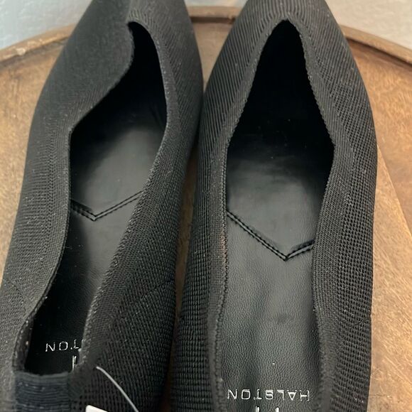 H By Halston Black Broadway Knit Water Resistant Loafer Shoes Women's Size 9 NWT - Picture 7 of 9